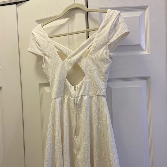 White Mini Dress - Picture 3 of 4